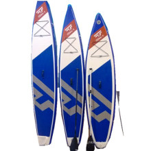 Fashion Design Inflatable Stand up Racing Boards with Head Protection